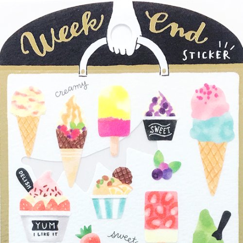 [씰] 마인드웨이브 위켄드 스티커 : 아이스크림 가게