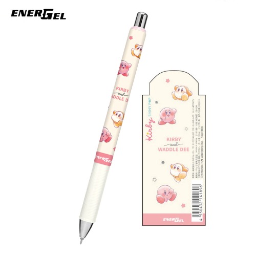 [펜] 펜텔 에너겔 캐릭터 볼펜 0.5mm / 별의 커비 아이보리