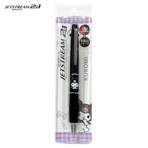 [펜] 산리오 제트스트림 2&amp;1 멀티펜 (쿠로미 블랙)